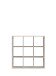 Raumteilerregal >MAURO< 9 Fächer, in Sandeiche - 107,2x107,3x32,9cm (BxHxT)