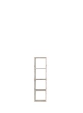 Raumteilerregal >MAURO< 4 Fächer, in Sandeiche - 38,2x141,8x32,9cm (BxHxT)