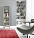 Raumteilerregal >MAURO< 4 Fächer, in Sandeiche - 38,2x141,8x32,9cm (BxHxT)