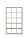 Raumteilerregal >MAURO< 15 Fächer, in Sandeiche - 107,2x176,3x32,9cm (BxHxT)
