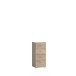 Kommode >TEMPRA2< 4 Schubladen, in Sonoma Eiche - 38,6x85,5x34,8cm (BxHxT)