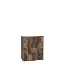 Kommode >TEMPRA2< 4 Schubladen, in Old – Wood Vintage - 73,7x85,5x34,8cm (BxHxT)