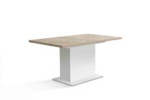 Kulissentisch >ELARA < ausziehbar bis 200cm, Weiss...