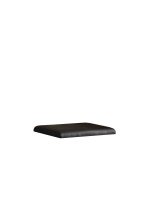 Polsterauflage >HUD< Kunstleder schwarz - 52,2x39x5cm (B/H/T)