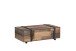 Couchtisch >FOBYA< rollbar, Schublade, in Old – Wood Vintage  - 110x35,6x60,2cm (BxHxT)