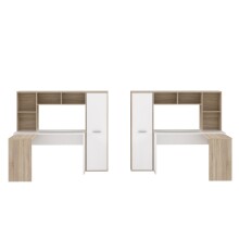 Eckschreibtisch >ERIADU< 8 Fächer, 1 Tür,...