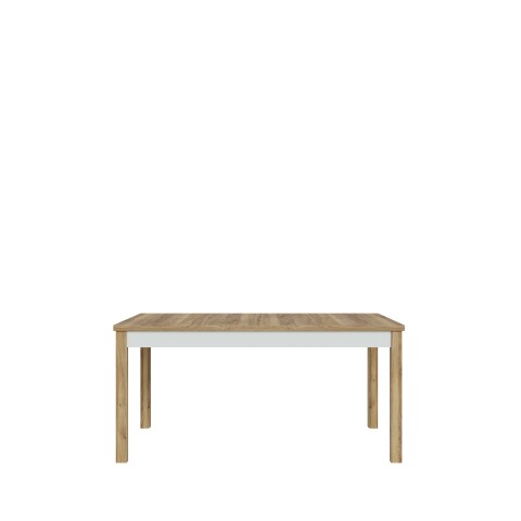 Kulissentisch >SAITAMA< ausziehbar bis 207cm, Eiche / Secret grey - 160,4/207x76,6x90cm BxHxT