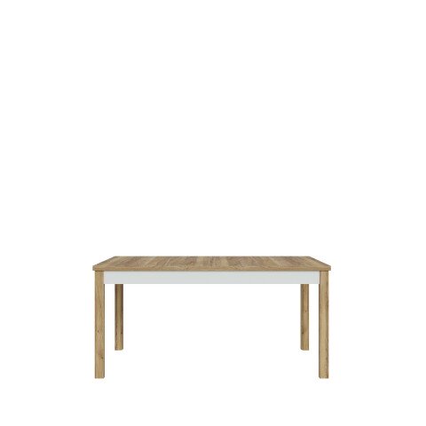 Kulissentisch >SAITAMA< ausziehbar bis 207cm, Eiche / Secret grey - 160,4/207x76,6x90cm BxHxT