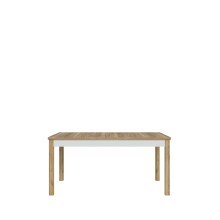 Kulissentisch >SAITAMA< ausziehbar bis 207cm, Eiche / Secret grey - 160,4/207x76,6x90cm BxHxT