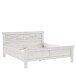 Bett >KASHMIR< Liegefläche 180x200cm, in Pinie Weiss - 191,3x99,4x210cm (BxHxT)