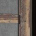 Kleiderschrank >KALIXTUS< Old – Wood Vintage  / Betonoptik Dunkelgrau - 200x190x61cm (B/H/T)