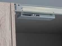 Kleiderschrank >KALIXTUS< 8 Böden, Sandeiche / Weiss - 200,1x190,5x61,6cm (BxHxT)
