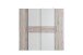 Kleiderschrank >KALIXTUS< 8 Böden, Sandeiche / Weiss - 200,1x190,5x61,6cm (BxHxT)