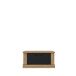 Couchtisch >KASZIMIRO< 1 Schublade, in Waterford Eiche / Schwarz - 85x43,4x85cm (BxHxT)