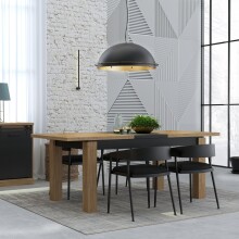 Kulissentisch >KASZIMIRO< ausziehbar bis 206,4cm,...