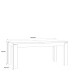 Kulissentisch >KASZIMIRO< ausziehbar bis 226,4cm, Eiche/Schwarz - 180,4/226,4x78,2x90,4cm BxHxT