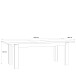 Kulissentisch >KASZIMIRO< ausziehbar bis 226,4cm, Eiche/Schwarz - 180,4/226,4x78,2x90,4cm BxHxT