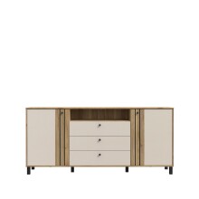 Sideboard >KILLARNEY< Soft-Close, Sand / Mauvella...