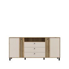 Sideboard >KILLARNEY< Soft-Close, Sand / Mauvella...