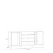 Sideboard >KILLARNEY< Soft-Close, Sand / Mauvella Eiche Dekor - 192,8x87x42cm (BxHxT)