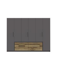 Drehtürenschrank >LUANO< 4 Schubladen, 6...