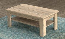 Couchtisch >NEPAL< in Bramberg Fichte Dekor - 120x45x60cm (BxHxT)