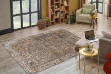 Teppich >Davis< in Beige, 100% Polyester -...