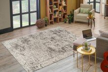 Teppich >Davis< in Grau, 100% Polyester - 170x120cm...