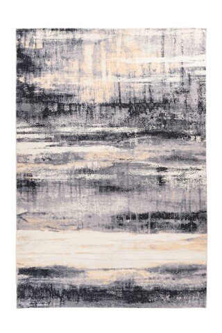 Teppich >Ilena< in Schwarz, 100% Polyester - 150x80cm (LxB)