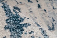 Teppich >Ilena< in Blau, 100% Polyester - 170x120cm (LxB)