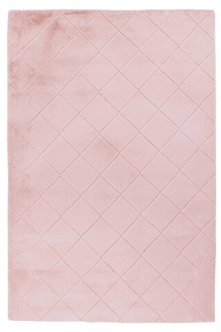 Teppich >Imala< in Rosa, 100% Polyester - 150x80cm (LxB)