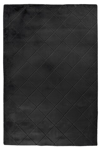 Teppich >Imala< in Schwarz, 100% Polyester - 160x120cm (LxB)