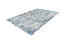 Teppich >Perry< in Blau, 75% Baumwolle / 25% Polyester - 150x80cm (LxB)