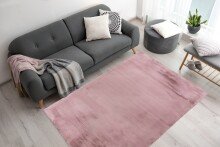 Teppich >Rabbit< in Lila, 100% Polyester - 150x80cm (LxB)