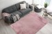 Teppich >Rabbit< in Lila, 100% Polyester - 150x80cm (LxB)