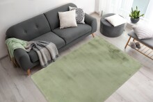 Teppich >Rabbit< in Mint, 100% Polyester - 150x80cm (LxB)
