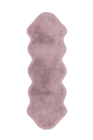 Teppich >Rabbit Double< in Lila, 100% Polyester - 180x60cm (LxB)