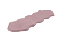 Teppich >Rabbit Double< in Lila, 100% Polyester - 180x60cm (LxB)