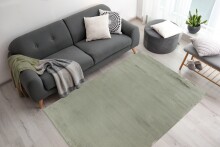 Teppich >Rabbit Prime< in Grün, 100% Polyester - 150x80cm (LxB)