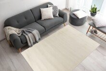 Teppich >Rabbit Prime< in Silber-Beige, 100% Polyester - 180x120cm (LxB)