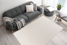 Teppich >Rabbit Prime< in Weiß, 100% Polyester - 150x80cm (LxB)