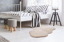 Teppich >Rabbit Sheepskin< in Creme, 100% Polyester...