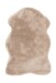 Teppich >Rabbit Sheepskin< in Creme, 100% Polyester - 90x60cm (LxB)