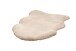 Teppich >Rabbit Sheepskin< in Creme, 100% Polyester - 90x60cm (LxB)