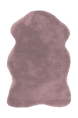 Teppich >Rabbit Sheepskin< in Lila, 100% Polyester - 90x60cm (LxB)