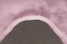 Teppich >Rabbit Sheepskin< in Lila, 100% Polyester - 90x60cm (LxB)