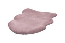 Teppich >Rabbit Sheepskin< in Lila, 100% Polyester - 90x60cm (LxB)
