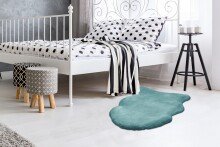 Teppich >Rabbit Sheepskin< in Türkis, 100%...