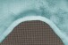 Teppich >Rabbit Sheepskin< in Türkis, 100% Polyester - 90x60cm (LxB)