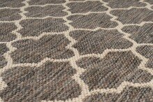 Teppich >Splash< in Braun / Creme, 100% Polypropylen - 290x200cm (LxB)